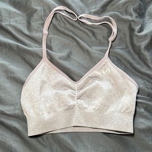 Purple marl TLF bra- multi use straps